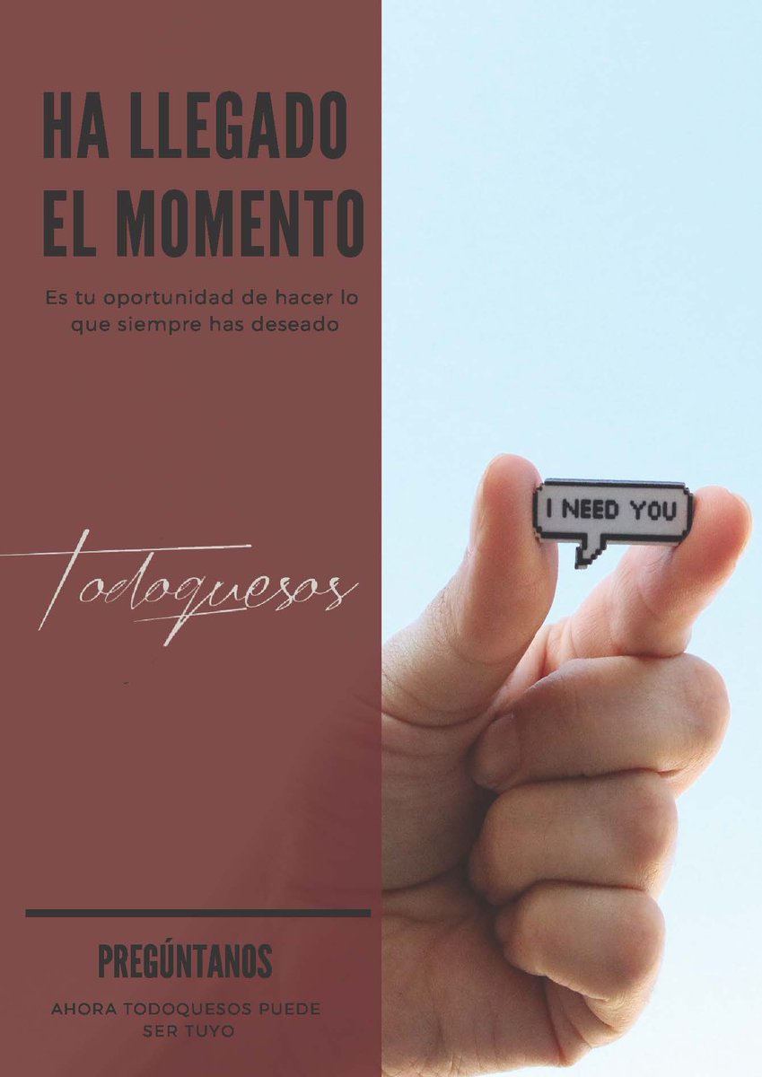 Ha llegado el momento... te necesitamos
 #Todoquesos #tutiendadedegustacion #Villena