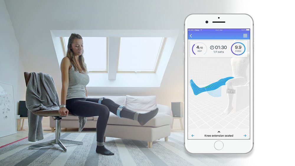 Postoperative aftercare has a strong ally in re.flex  #physiotherapy  #physiotherapist  #physio #medtech #wearable  goo.gl/Q5RdHR