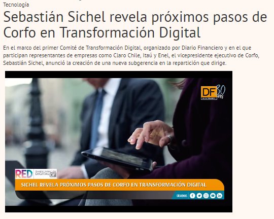 Conoce cuáles son los próximos pasos de <a href="/Corfo/">Corfo</a> en relación a Transformación Digital.
➡️ youtu.be/1utb9eABf5E