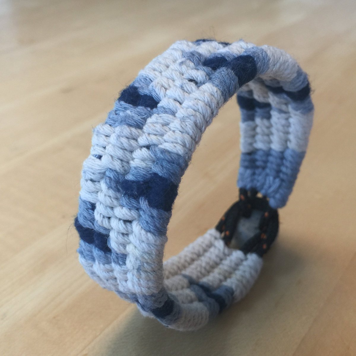 WhatKnotShop's tweet image. handwoven cotton cuff etsy.me/2LkrxcJ #whatknotshop #cuffbracelet #tapestryweave