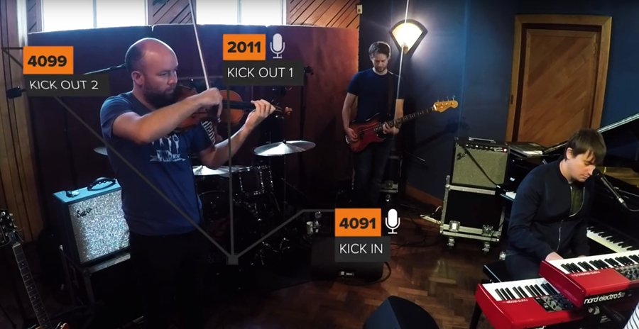 DPAmicrophones's tweet photo. A total of 16 d:facto™, d:dicate™ and d:vote™ mics capture The Leisure Society, recording at Parr Street Studios during a recent  @SoundNetworkUK event. 😎 Watch video: https://t.co/hDtjX96br4
#dpamics #dfacto #ddicate #dvote https://t.co/X59jQaW6sM