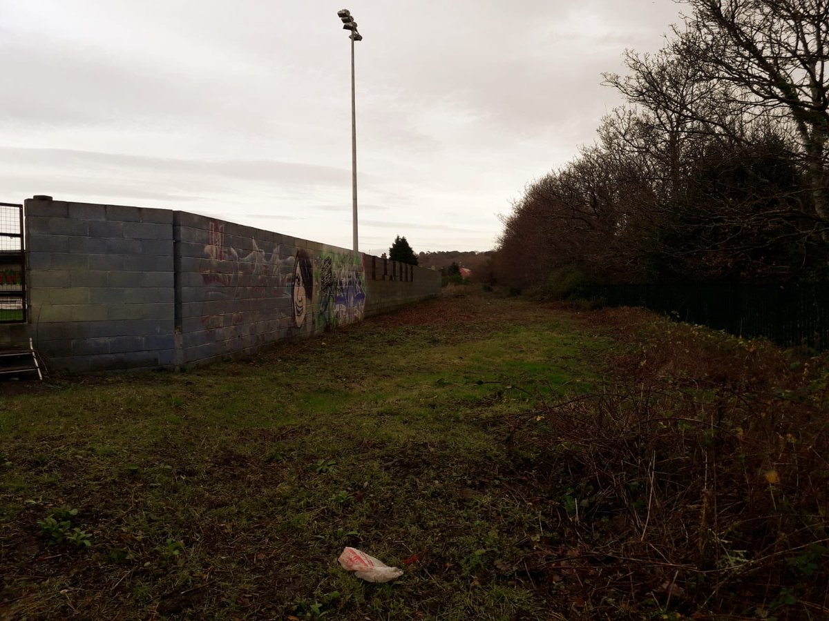 This piece of land was over grown and in all honesty looking an absolute mess <a href="/ConwyBoroughFC/">Conwy Borough FC 🏳️‍🌈</a> Our ‘Run The Club’ Group on <a href="/FAI_MTAC/">More Than A Club</a> have been working hard over last few weeks to do this! I wonder what it can now be used for? 🤔
