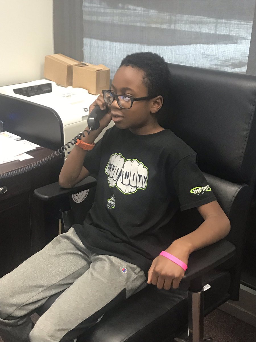 #GoodNewsCalloftheDay goes to this fabulous 4th grader for being a great student leader.  He is a hardworking and honest student.  Great job