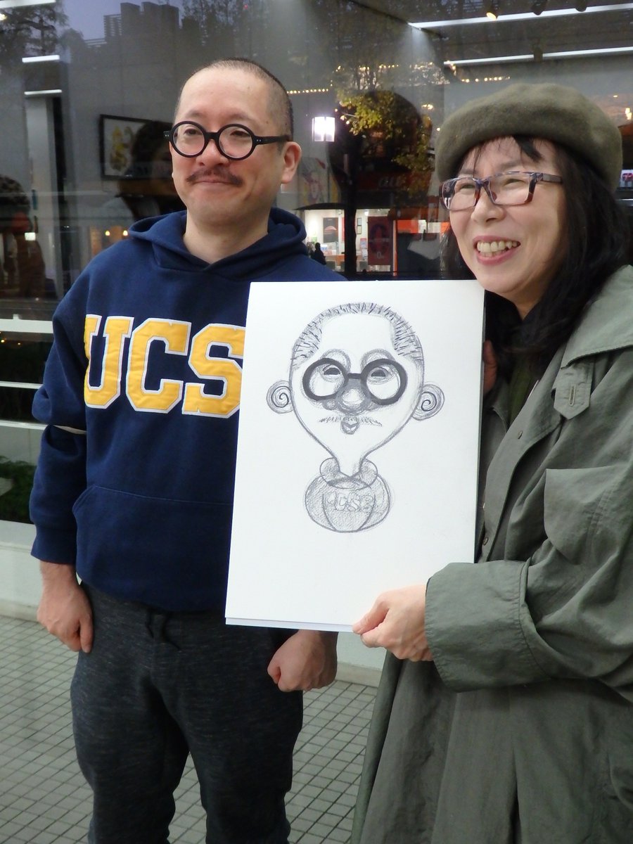 小河原先生、やっぱり凄い！?ありがとうございましたー?マイ子先生、山田参助先生も。エ☆ミリーさん曰く「特徴しか残ってない」←名言です? 