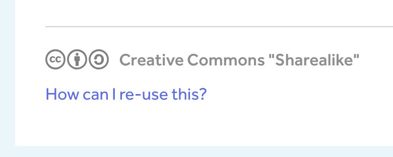 MrMichaelShaw's tweet photo. It's a small thing, but I'm pleased how clearly @creativecommons licences now show on relevant @TesResources, as of today. 
#openeducation #OERs https://t.co/67OcawsOud