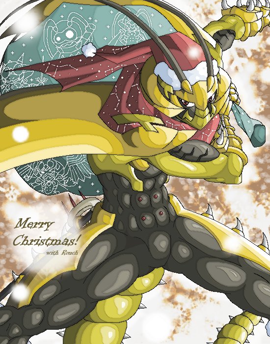 クリスマスのローチ😊💖 #インヴェルズ・ローチ #遊戯王