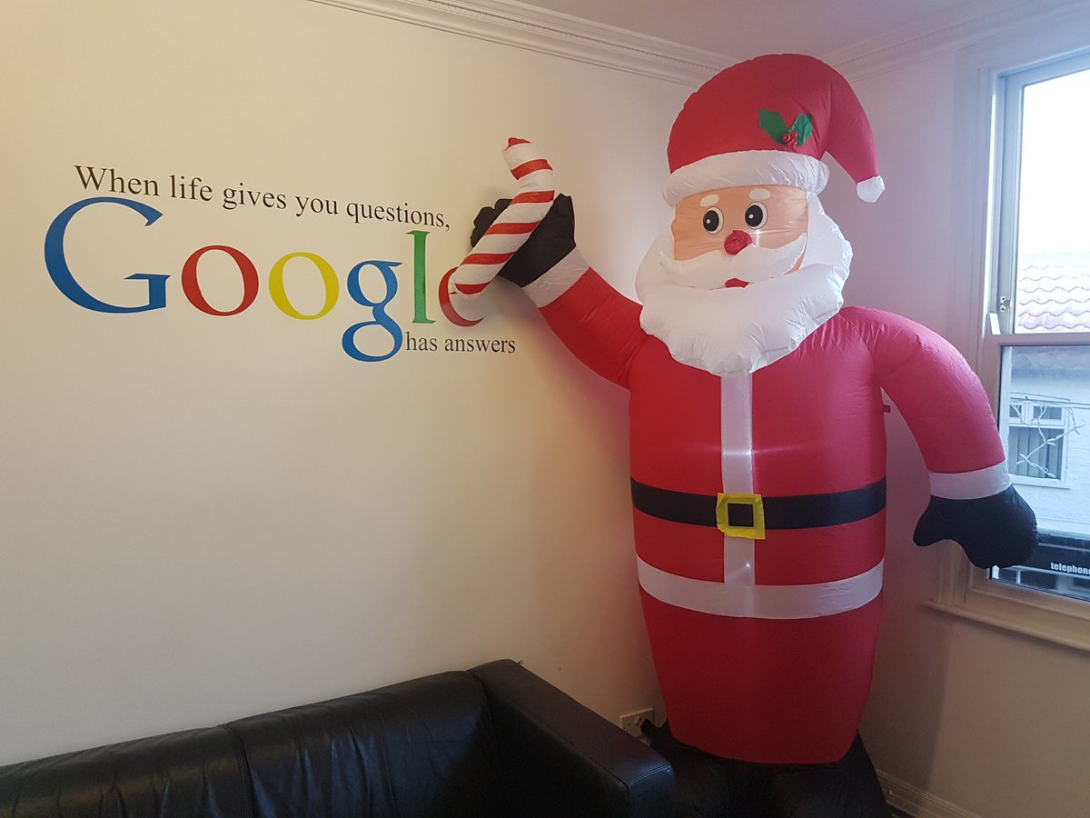 A new addition to the Christmas decorations in the boardroom this year. Mobius Believes!