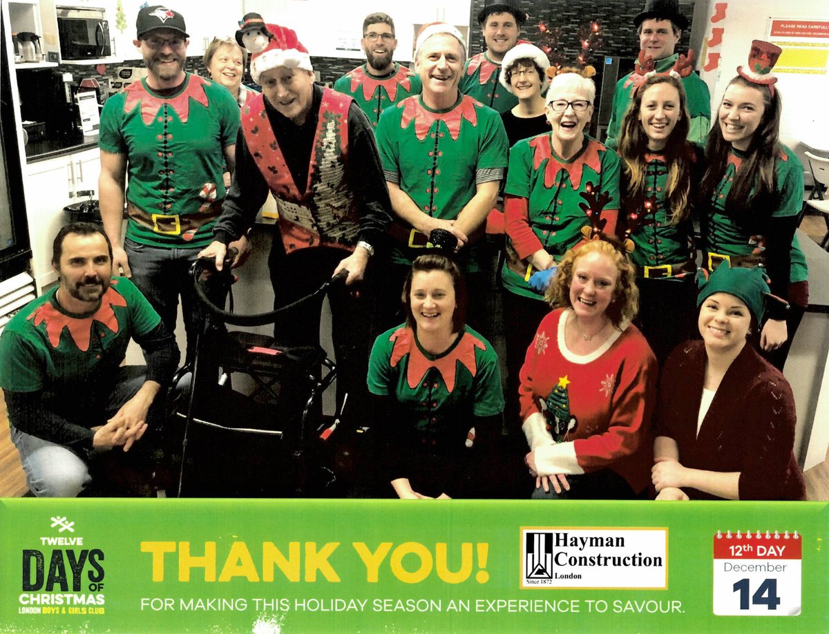 The <a href="/HaymanConstruct/">Hayman Construction</a> Elves were hard at work (and having a lot of fun) serving a Christmas dinner at the <a href="/BGCLondon/">BGCLondon</a>'s 12 Days of Christmas Friday night.