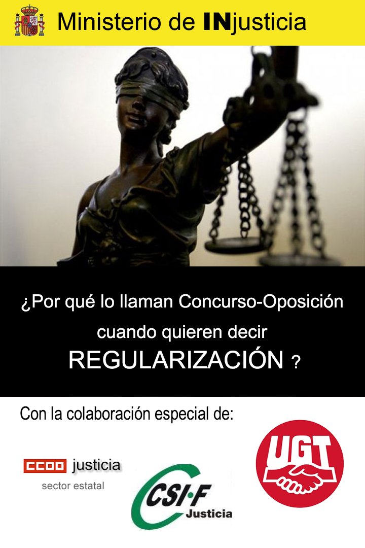 Ericatero1's tweet photo. @cris_villanueva @cristina_pardo de Cristinas va la cosa y de #Justicia a ver quién recoge el guante antes

@AdoajAsociacion os dará la información que no saldrá nunca a la luz porque no interesa
#InJusticiaOposiciones
#AdministraciónDeInjusticia https://t.co/lUGbxVC7jT