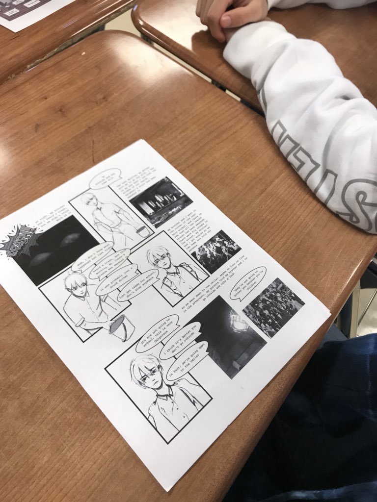 RawsonMs's tweet photo. AP Lang students sharing their graphic Holocaust survivors’ stories. #echoesandreflections  @pbcsd @PBCtrailblazers @kgwhetsell @SuncoastHighFL https://t.co/sYyJwArKXW