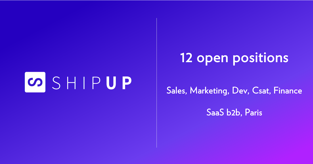 2018 has been so insane Shipup is now moving to a new office (Paris, Sentier) and opening 12 positions!
New year new job? 🎉
welcometothejungle.co/companies/ship…