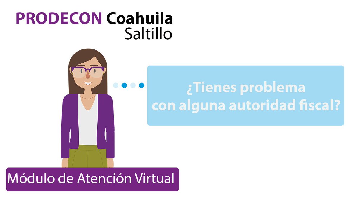 ProdeconMexico's tweet photo. De 09:00 a 15:00 horas te brindamos asesoría fiscal para realizar trámites ante la autoridad fiscal en el #MóduloPRODECON en oficinas de DEPRODECO #Saltillo #Coahuila. https://t.co/TVdTbzifA0