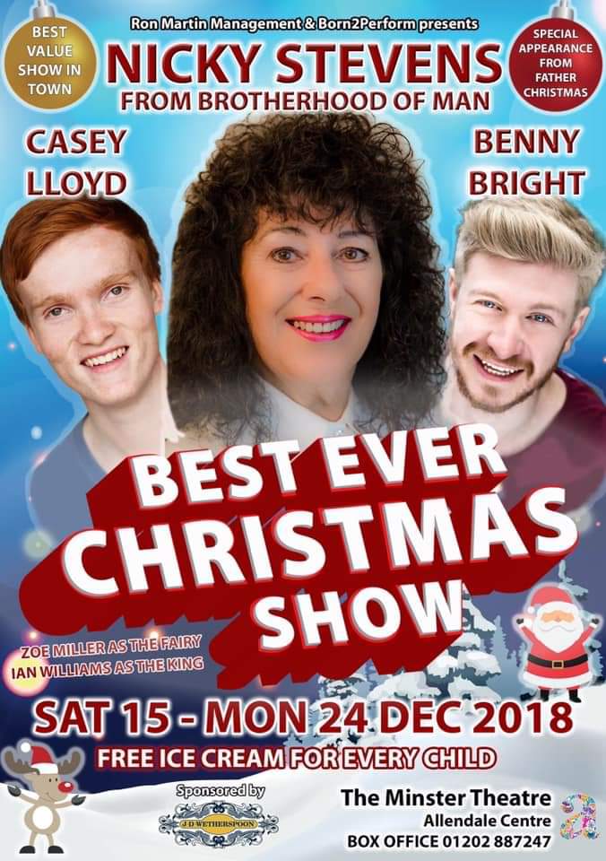 WimbornePanto's tweet photo. Finishing school early on Friday? Treat the kids and join us in #Wimborne @theallendale Minster Theatre.  Book now for festive fun, great value, fantastic local entertainers, ice cream for the children &amp; the main man himself! @BroadstoneLink @Dorsetmums @Wimborneminster https://t.co/BlgUu4kVrA