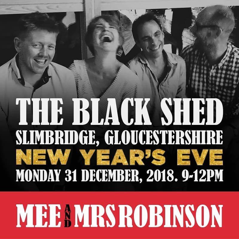 Theblackshed's tweet photo. We are pleased to announce our New Years Eve plans 😉🎼

#nye #newyearseve #canal #slimbridge #gloucestercanal #gloucester #gloucestershire #blackshed #cafe https://t.co/OwD15WLMcf