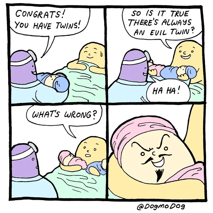 "Twins"

#twins #eviltwin #childbirth #comics #webcomics 