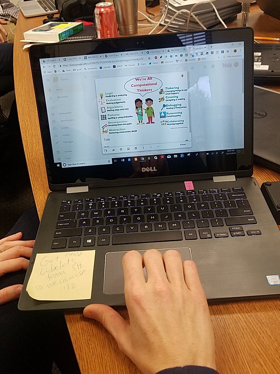 HeatherTechTST's tweet image. #CS4ALL #ICSDEdTech teamwork to develop a usable plan for moving practice forward.