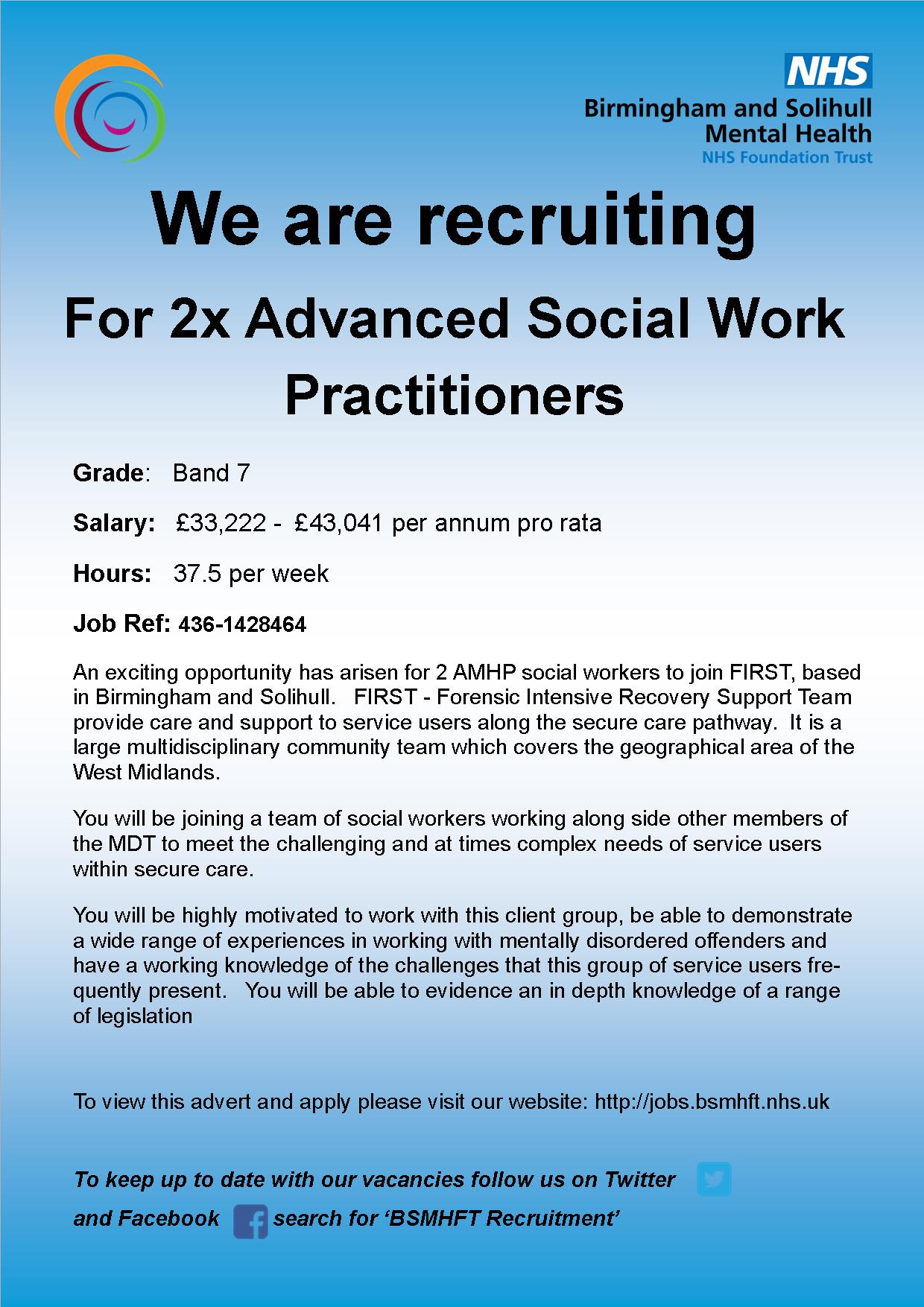 forensic social work salary uk