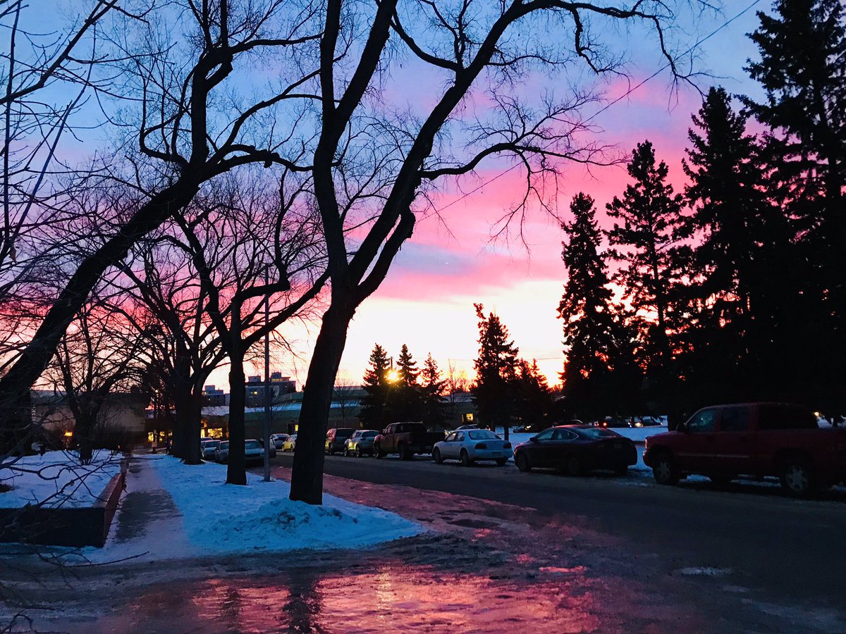 deirdrestatham's tweet photo. Good morning! #yxe #yxewinter #sunrise https://t.co/l97n9itnSc