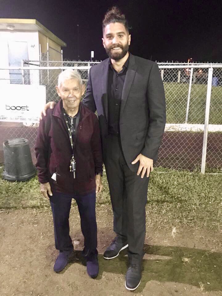 Last night, at a ceremony in San Juan, <a href="/CLaurendi23/">Cody Laurendi</a> was named Puerto Rico’s Male Footballer of the Year! 

He also met Puerto Rican football legend Juan “Saso” Tulier!

Well deserved, Cody! 👏🇵🇷👊

#ForCityAndClubAndCountry