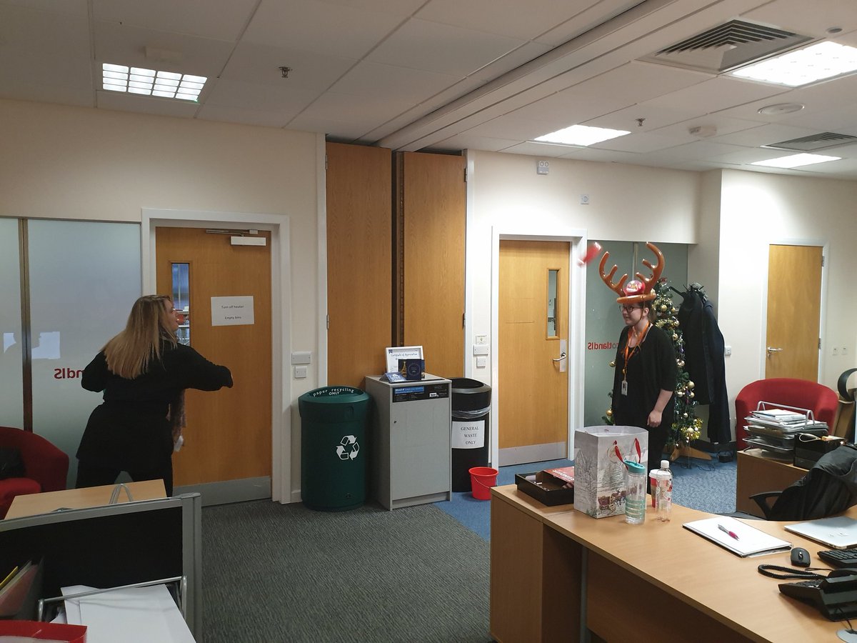 scotlandis's tweet photo. So #secretsanta got a bit silly...@nicolat_ePS and @SveaMiesch were both very good this year and got #somethingtowear #christmasrules https://t.co/rAIOCRbjkT