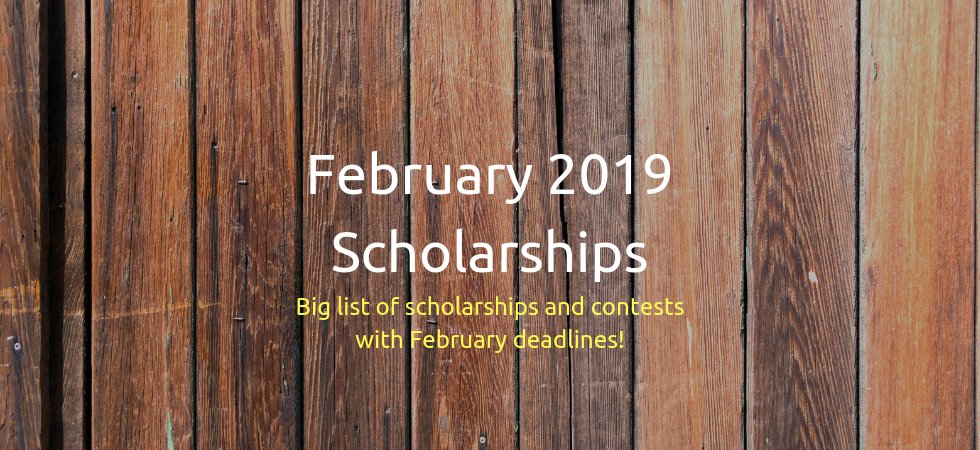 Admissions411's tweet photo. Checked out the big list of #Scholarships with February deadlines https://t.co/sZ99TbyG6l https://t.co/pjcDVtZ3AO