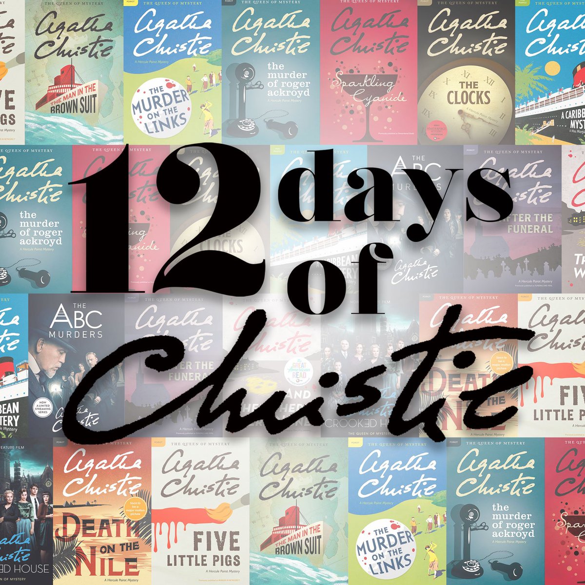 agathachristie's tweet photo. 🇺🇸: Treat yourself to an Agatha Christie mystery for under $3 this Christmas. There are plenty of books to choose from: https://t.co/IAmuXqENaq #12daysofChristie https://t.co/hDxG5hr03m