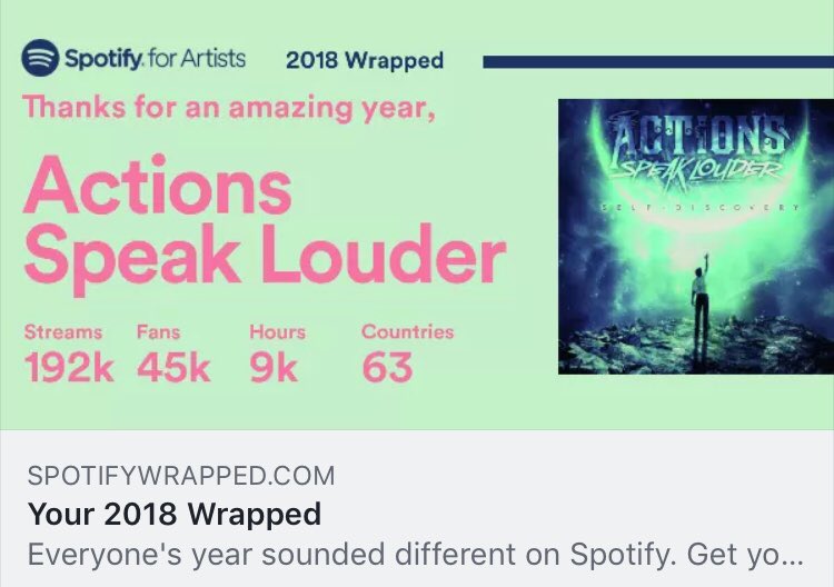 Thank you so much for all of the support guys! This is amazing! To another year of breakdowns, moshing, love, and support 🖤
