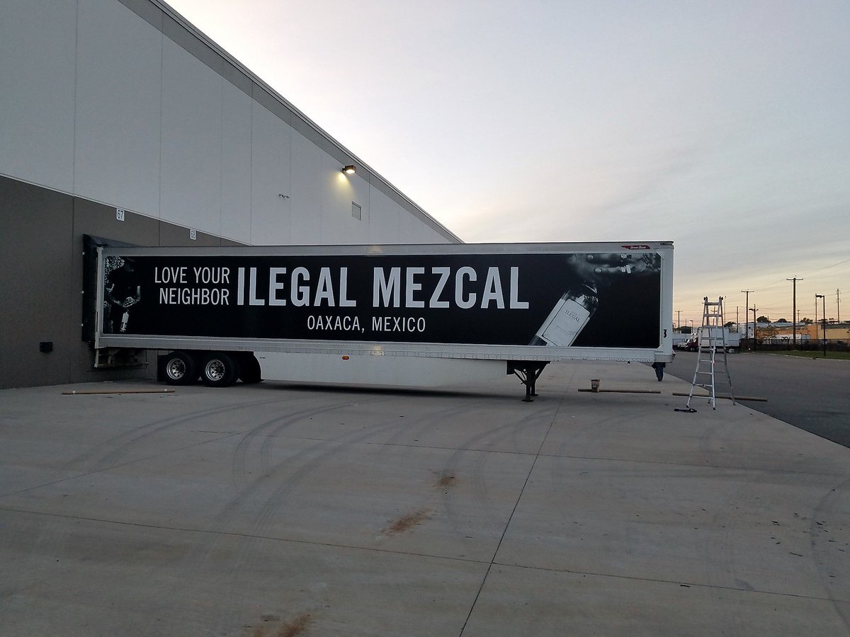 With nearly 30 eye-catching wrapped trailers across the states of California, New York, Florida, and Texas, <a href="/IlegalMezcal/">Ilegal Mezcal</a> is certainly getting some extra attention. To learn about SGWS’ truck advertising program, visit bit.ly/2A5rzRl.