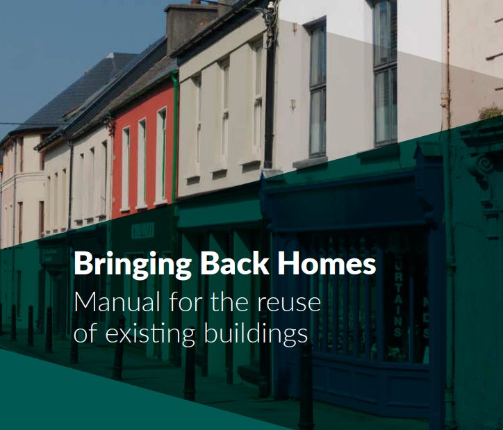 Today we published Bringing Back Homes – Manual for the Reuse of Existing Buildings.  

The manual is aimed at property owners, the public, local authorities and those in the construction industry who are interested in developing vacant buildings. ow.ly/tEpz30n13lM