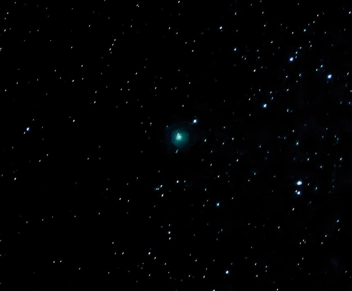 The Christmas Comet (Comet 46p/Wirtanen) over North Alabama last night @simpsonwhnt <a href="/spann/">James Spann</a> #valleywx #alwx