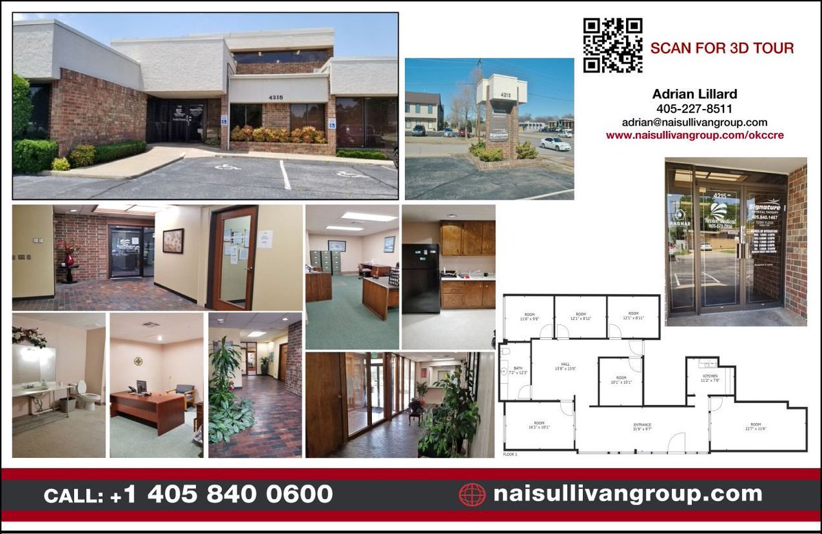 commercialREokc's tweet photo. Check out this great office space on busy Classen Boulevard in Oklahoma City, could be  yours by the new year! #calltoday #showingallweeklong #greatdeal #officelease #leasespace #getittoday https://t.co/rYzlLkVEKs