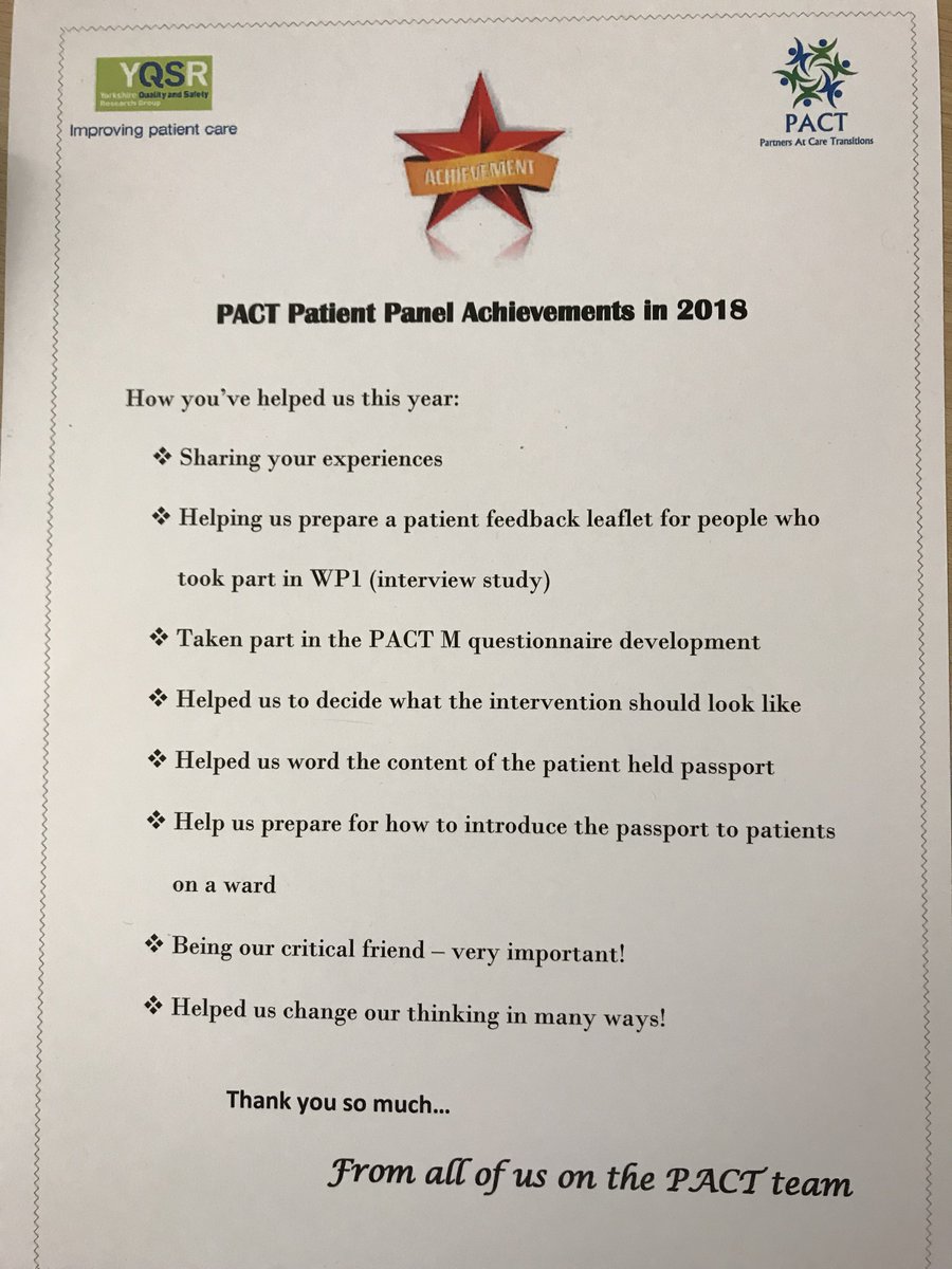 PACT_YQSR's tweet photo. Regularly reminding our PPI panel of their valued contributions is valuable but they really appreciated something they could see and hold #PPIimpact @RuthMBaxter @RosieLShannon @dr_tomlin_liz @NatashaHardicre https://t.co/AFBhmeSwON