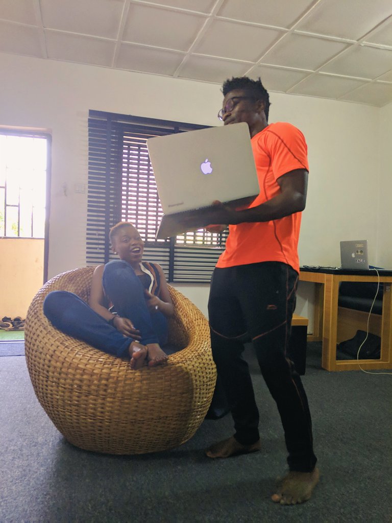 akankastudio's tweet image. The reaction of @StandtoEndRape founder @AyodejiOsowobi at our studio when our design lead @ChineEzeks revealed their latest brand identity was priceless! 😲

New brand identity, new website — January 2019 😁 #DesignandImpact