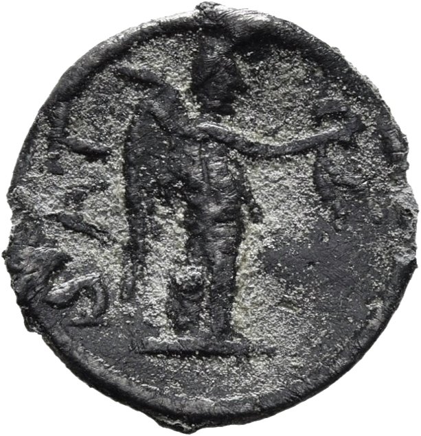 ancient_tokens's tweet photo. today is the beginning of the #Roman festival of the #Saturnalia! Here is a #token from #Münzkabiett_Berlin made for the festival showing Victory, 4 wreaths and the legend SAT. The wreaths recall a Republican #coin - https://t.co/2llMRYqapN. #numismatics https://t.co/WyO8L4pIFx