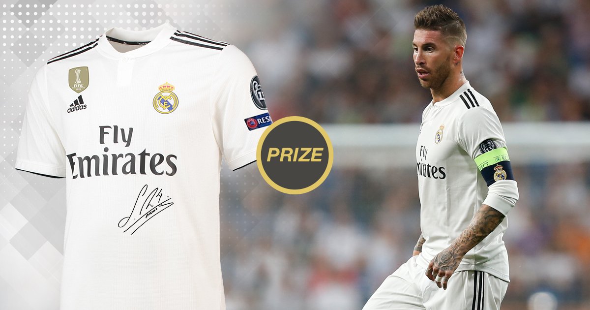 👕✍ PARTICIPA en esta promo y GANA una camiseta de nuestra primera equipación de UEFA Champions League firmada por @SergioRamos. | #HalaMadrid
👉 http://bit.ly/SR4_UCLCamiseta