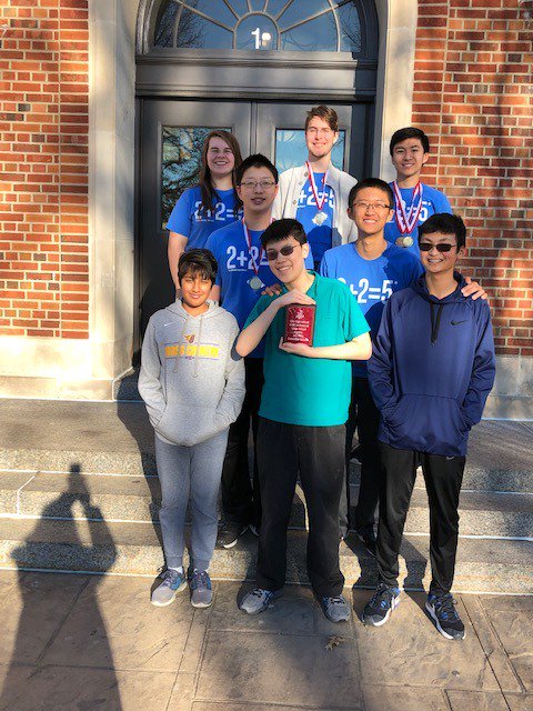 JCSD_MathClub's tweet image. Way to go JHS Math Team!!!  Third place at the Iowa City High Math Competition Dec. 15th!