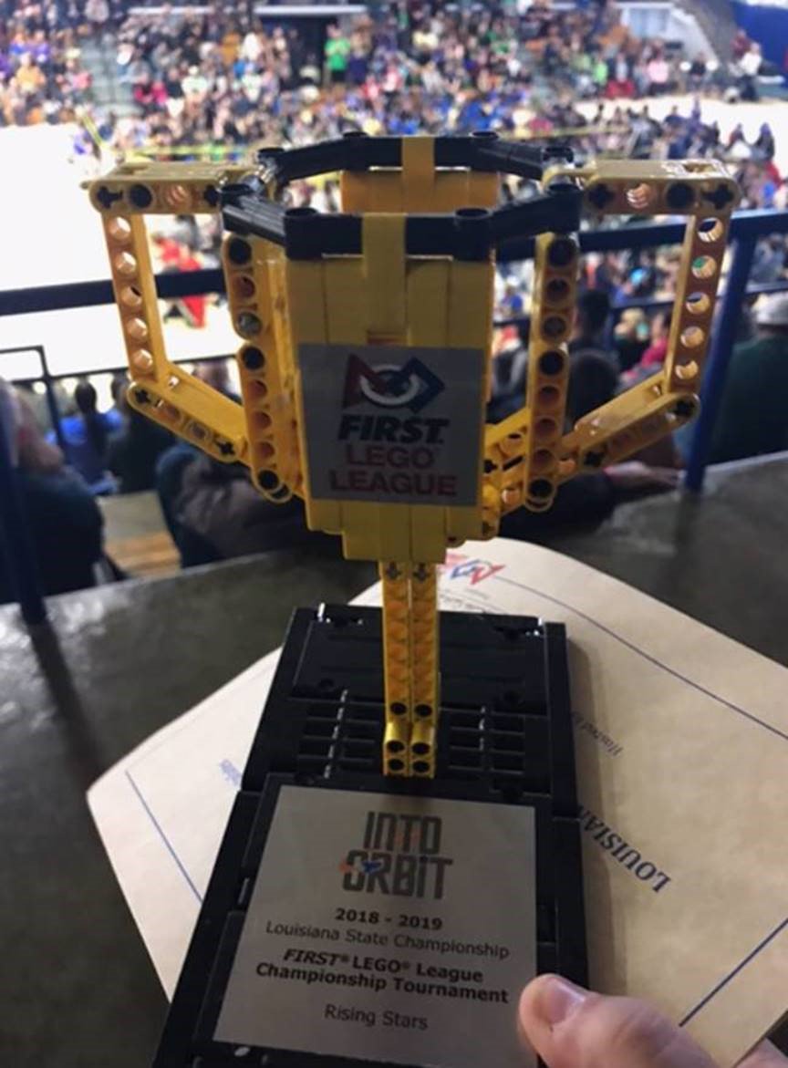 KIPPNO's tweet photo. Congratulations to both KCCA/BTW and Morial for earning the Rising Star award at the Louisiana First LEGO Robotics State Championship. Congratulations to all our scholars and their coaches Emily Jones and Garrett Dorfman! #KNOS #robosquad #STEM #KCCA #KBTW #Morial #nolaed https://t.co/78zu98ZDnC