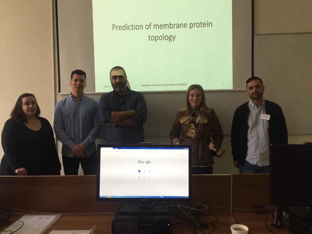 RSGGreece's tweet photo. Elixir Workshop "Prediction of Structure and Function of Proteins"

#Bioinformarics #ElixirGreece https://t.co/btsGnAILiQ