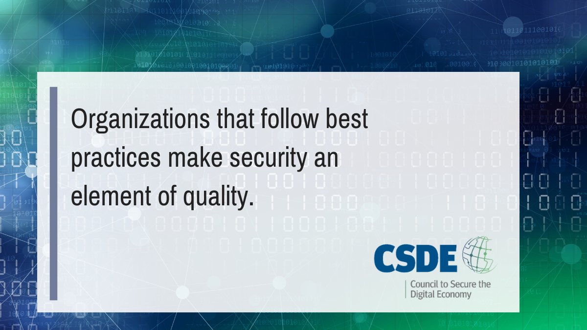 USTelecom's tweet image. From the CSDE #AntiBotnetGuide: Software and applications are increasingly integrated into our commercial and infrastructure processes and products to improve efficiencies. bit.ly/2QtVQCU