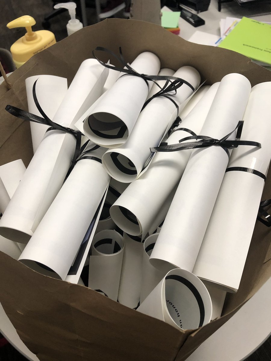 CyParkNHS's tweet photo. NHS acceptance scrolls are ready for delivery! #ITT #inauguralchapter 🐯💯 https://t.co/v9CQTbQLuC