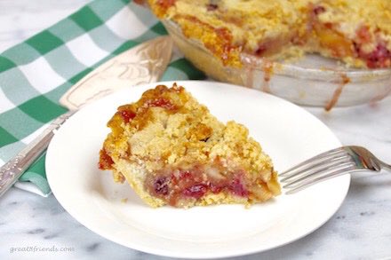 great8friends's tweet photo. What can be strung on a 🎄 tree, made in a sauce OR put in a pie? Can you guess?! Cranberries! French #Cranberry Apple #Pie...a delicious finale to your Christmas feast! #dessert https://t.co/F14wogzbBp https://t.co/pGhlNb0IbB