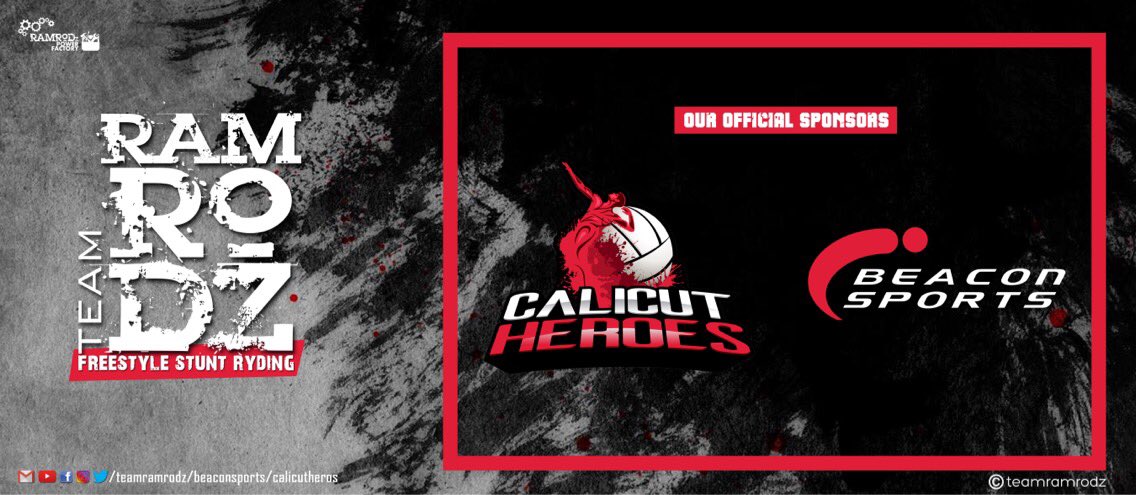 RAMRODzINDIA's tweet photo. We are glad to announce our official sponsors @CalicutHeroes #beaconsports @RAMRODz_PF https://t.co/BmVbYAb6QU