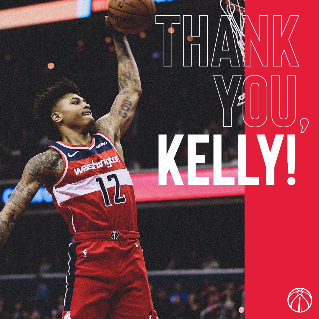 WashWizards's tweet photo. Thank you for everything, @KELLYOUBREJR! 

#DCFamily https://t.co/WtQDqKFAUB