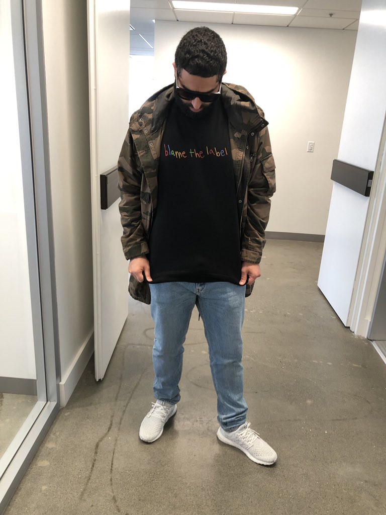 blamethelabel's tweet image. “I ain’t wearing nothing but my merch 2019.” - @21savage