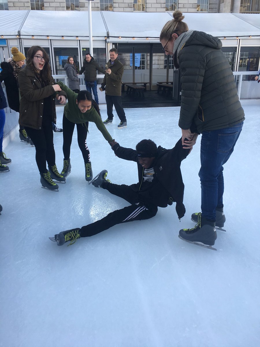 OakLodgeSchool's tweet photo. The top 8 merits and personal learning target winners went to Somerset House Ice Rink as a reward for their hard work this term! A really enjoyable morning! #MeritWinners #PersonalLearningTargetWinners #IceSkating #RewardTrip https://t.co/4x9CNSMJn4