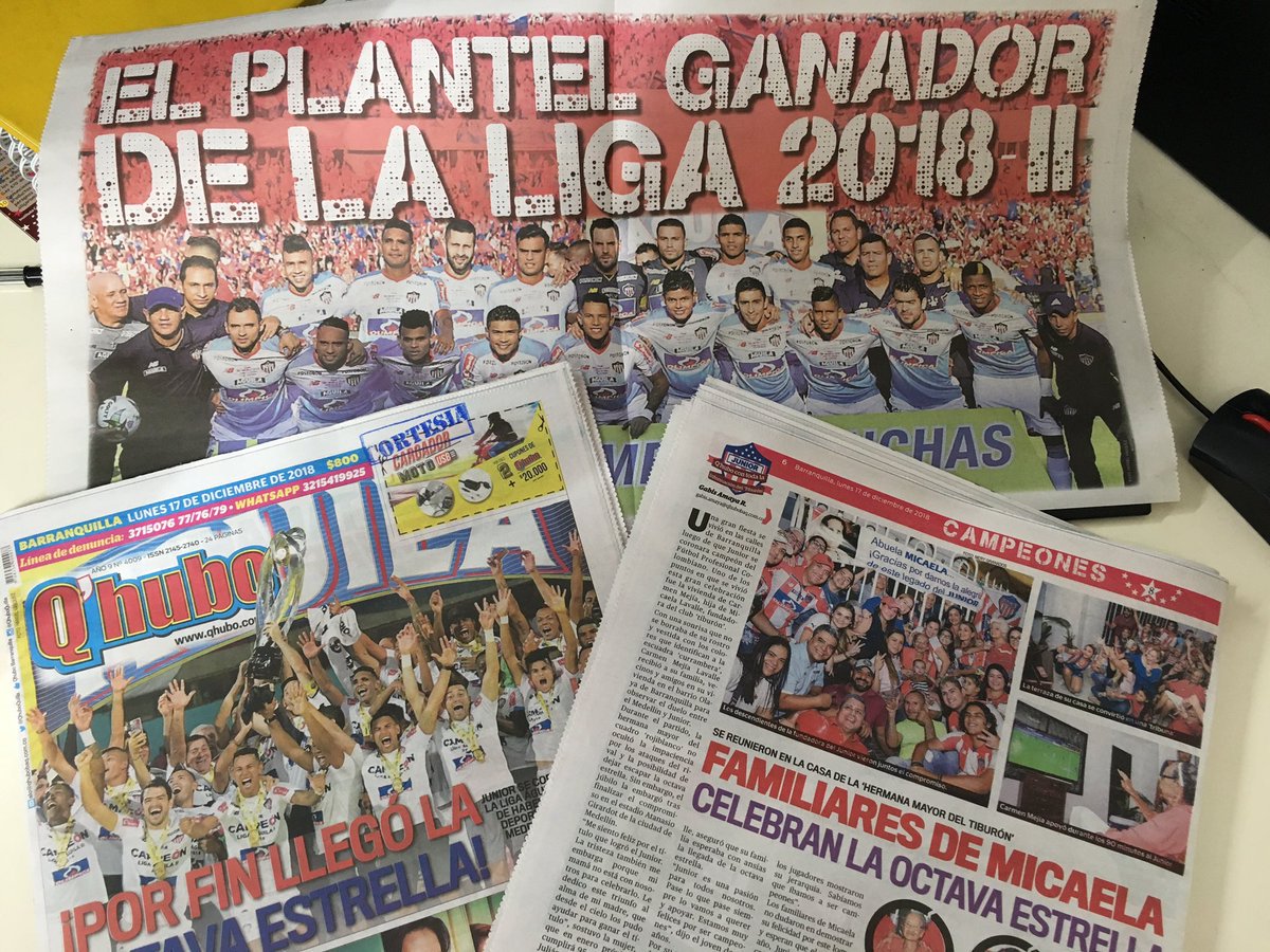 ¡En <a href="/QhuboQuilla/">Q'hubo Barranquilla</a> celebramos la octava  de <a href="/JuniorClubSA/">Junior FC</a>!