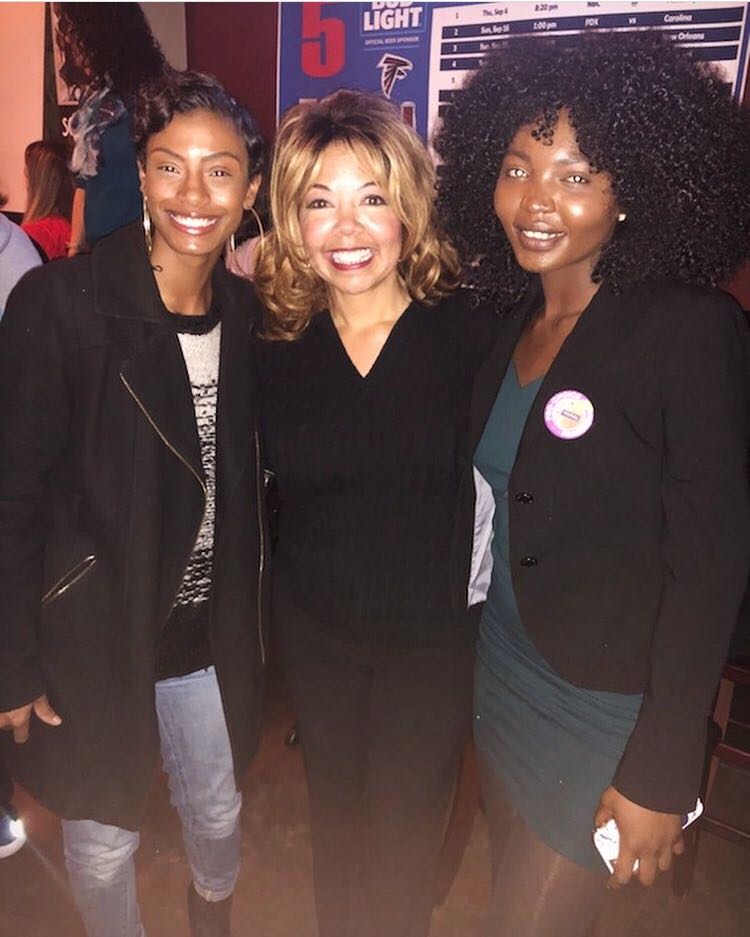 reproforallGA's tweet image. Holiday cheers with Georgia’s newest congresswoman! We could not be more proud to stand with pro-choice champion @LucyWins2018! #profreedom #projustice #prochoice 🍑🍑🍑