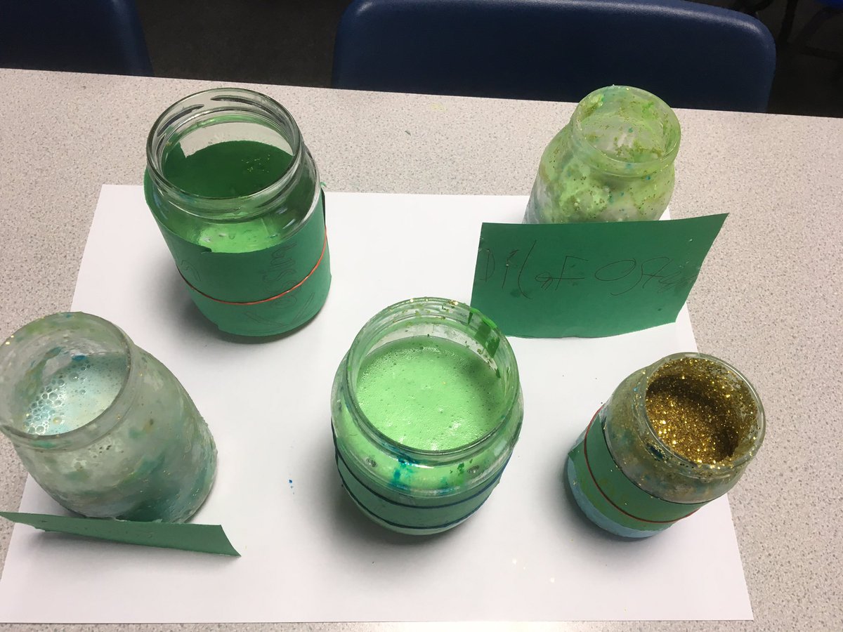 SENDhoops's tweet photo. First post in a while but thought I’d share our ‘marvellous medicines’ created in the classroom today #english #literacy #roalddahl #4days https://t.co/xer4iLyPIv