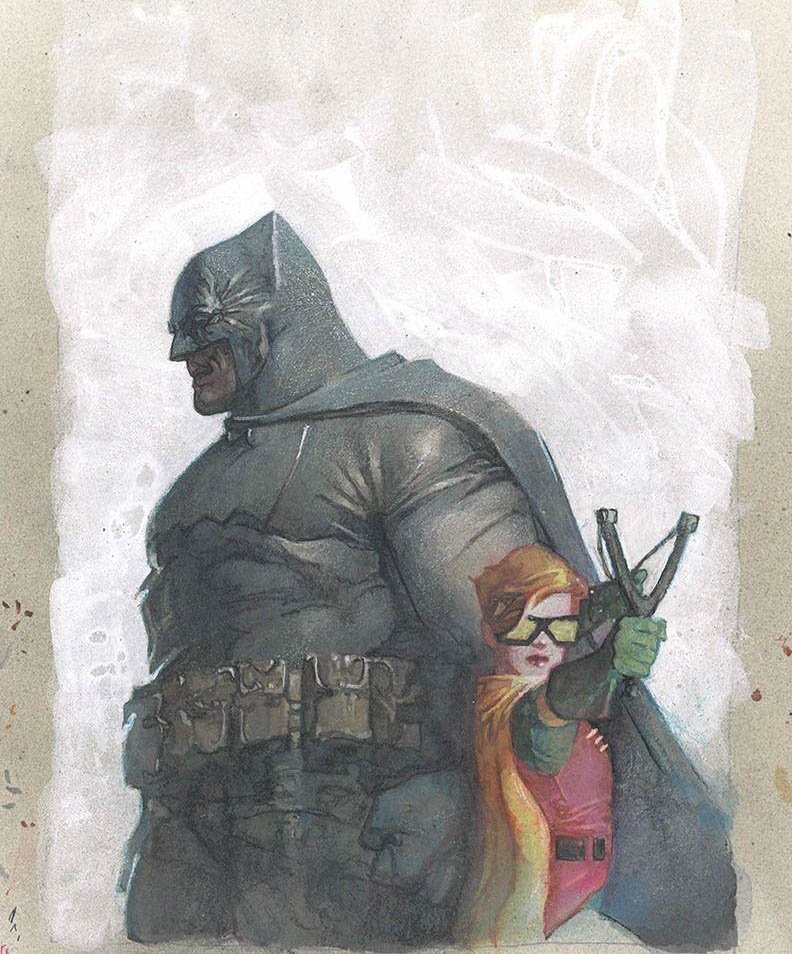 Batman &amp; Robin #originalart #comicart #dccomics #mondaymotivation