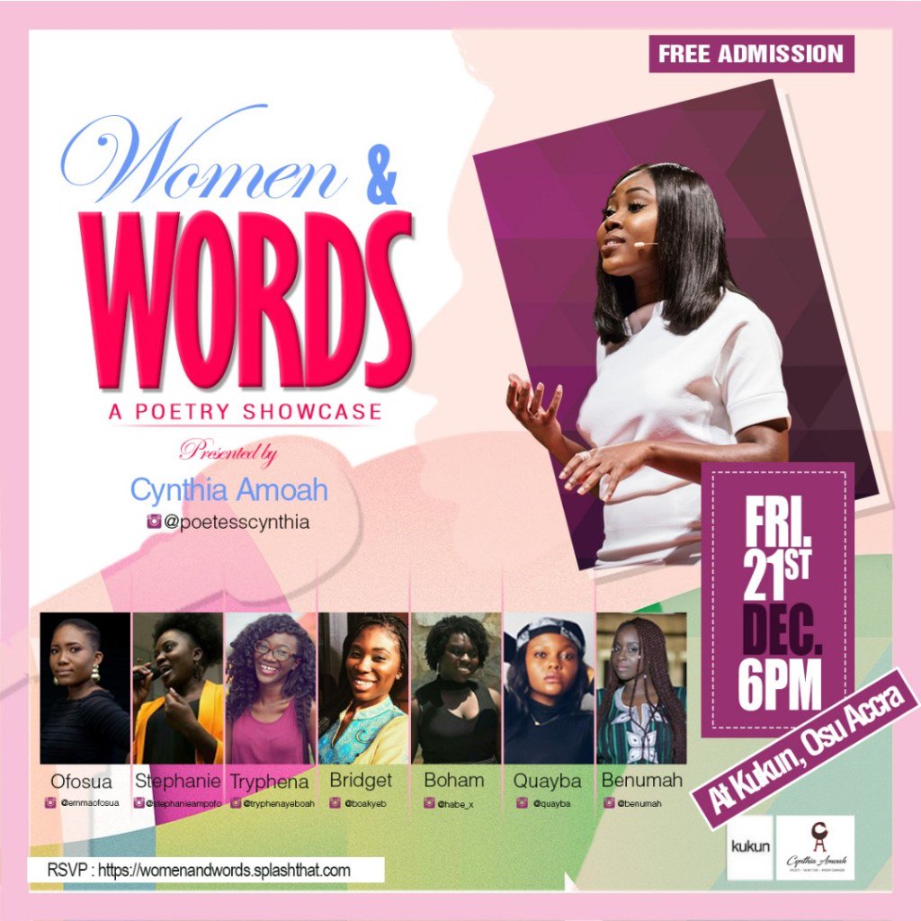 Women-led poetry showcase ‘Women and Words’ to be held on December 21 ameyawdebrah.com/women-led-poet…